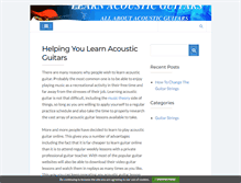 Tablet Screenshot of learnacousticguitars.com